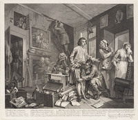 KG 15019
<br/>
The Rake's Progress (I)
<br/>
<em>Hogarth, William (1697 - 1764)</em>